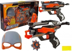 Sada pěnový blaster s maskou a šipkami