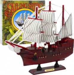 Dekorativní model trojstěžníku červený 24x23 cm