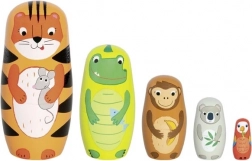 dřevěná matrjoška tygr Tavi a přátelé Goki