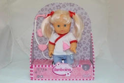 Panenka Nena 36 cm doktorka se stetoskopem a lahvičkou