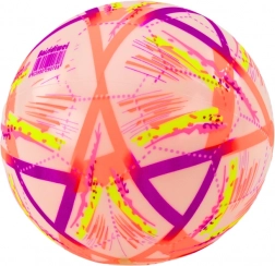 Gumový míč jásavý s vzory oranžový 24 cm