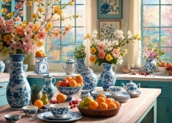 Cherry Pazzi puzzle Ráno v mé kuchyni 2000 dílků