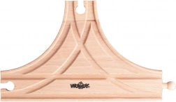 Rozjezd kolejový „T“ pro dřevěné vláčkodráhy