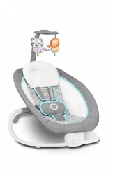 Kojenecké lehátko Pascal od LIONELO – Šedá