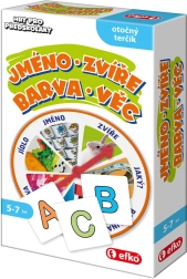 Efko jméno zvíře barva věc