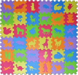 pěnové puzzle zvířátka 14,5 × 14,5 cm