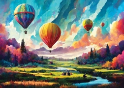 Puzzle ART PUZZLE Údolí snů 260 dílků