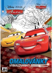 Omalovánka A4 s auty z filmu Cars