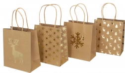 Dárková taška malá Vánoce 18x21x10 cm