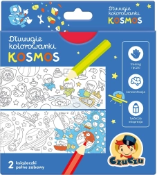Dlouhé omalovánky Kosmos – harmonikové knížky pro děti 4+