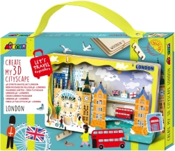 3D dřevěné puzzle městská panoramata – Londýn