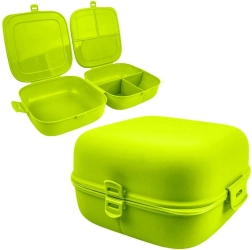 Vilde zelený dělený lunchbox 2×700 ml