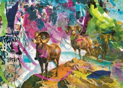 Puzzle HEYE Rebrush! Velké rohy 1000 dílků