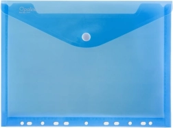 Psaníčko s drukem A4 s eurozávěsem Opaline modré (balení 5 ks)