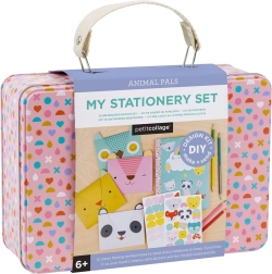 Petit Collage kreativní kufřík – dopisní souprava se zvířátky