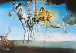 Puzzle SALVADOR DALÍ – Pokušení svatého Antonína 1000 dílků