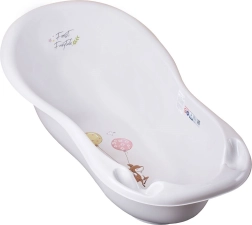 Anatomická dětská vanička 102 cm béžová s motivem srnky