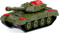 Realistický plastový tank na kolečkách s otáčivou věží