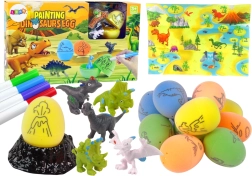 DIY sada na malování dinosauřích vajíček