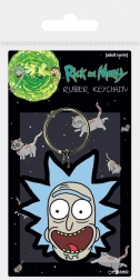 Gumová klíčenka RICK AND MORTY – šílený úsměv ricka