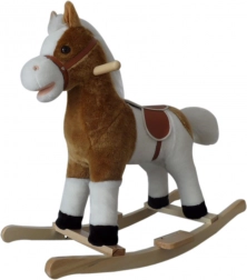Houpací koník s melodií PlayTo bílo‑hnědý