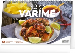 Stolní kalendář Vaříme snadno a rychle 2026