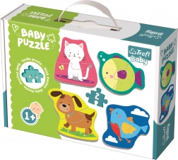 Trefl Baby puzzle – domácí zvířátka 1+