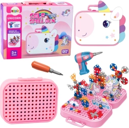 Kreativní stavebnicová sada Jednorožec s vrtačkou