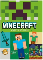 Adventní kalendář Minecraft v sáčku 24 × 32 cm