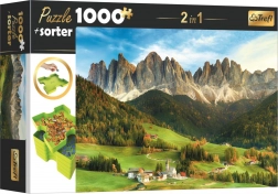 Puzzle s třídičem 2v1 Dolomity, Itálie – 1000 dílků