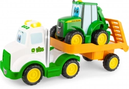 Traktor Johnny s Tahačem pro Děti - John Deere