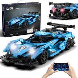 Stavebnice CaDA dálkově ovládané sportovní auto Helios s LED světly