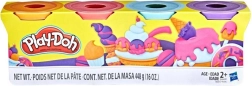 Play-Doh modelína, sada 4 kelímků 448 g – Dobroty
