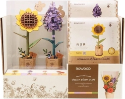 RoboTime stojan s květinami Slunečnice a Šeřík