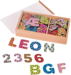 Magnetická písmenka a čísla