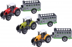 Kovový Traktor s Ohrádkou 19 cm