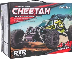 RC závodní buggy CHEETAH 1:16 s bezkartáčovým motorem