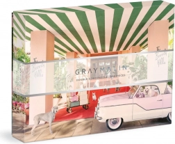 Oboustranné puzzle Psi v hotelu Beverly Hills 500 dílků – GRAY MALIN