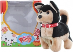 Chodící černý pejsek na baterie