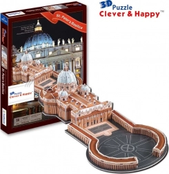 3D puzzle Bazilika Sv. Petra Vatikán