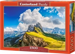 Puzzle 1500 dílků Majestátní Dolomity Itálie