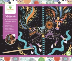 Vyškrabávání Koně a Jednorožci