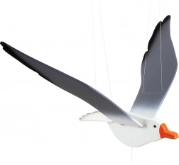 Dřevěná dekorace závěsný Racek