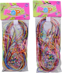 Provázky na zaplétání s doplňky 80 cm