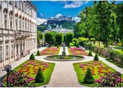 Dřevěné puzzle Zámek Mirabell 1010 dílků