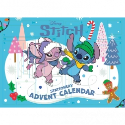 Adventní kalendář Lilo a Stitch – papírenské doplňky