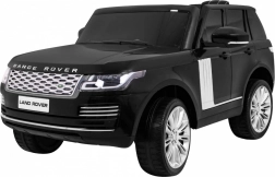 Dvojmístné dětské elektrické auto LAND ROVER RANGE ROVER HSE, černé, s dálkovým ovládáním