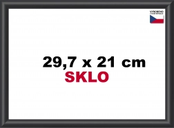 Plastový rámeček černý A4