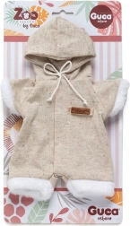 Guca obleček s kapucí pro panenku opičku REBORN 32 cm