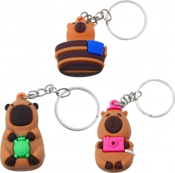 Brelok Kapibara silikonový